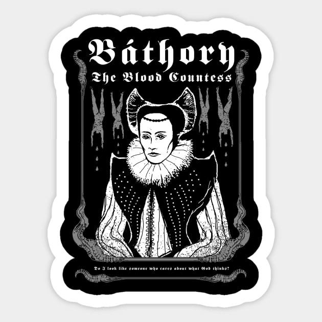 Bathory Sticker by TORVENIUS